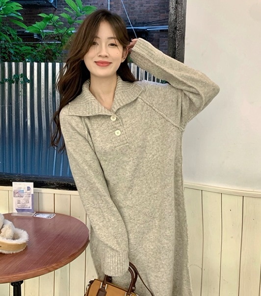 ワンピース デート モテアイテム ミモレ丈 長袖 ミドルネック ウール 可愛い きれいめ 上品 おしゃれ かっこいい 可愛い ラブリー キュート ガーリー クール モード系 セクシー