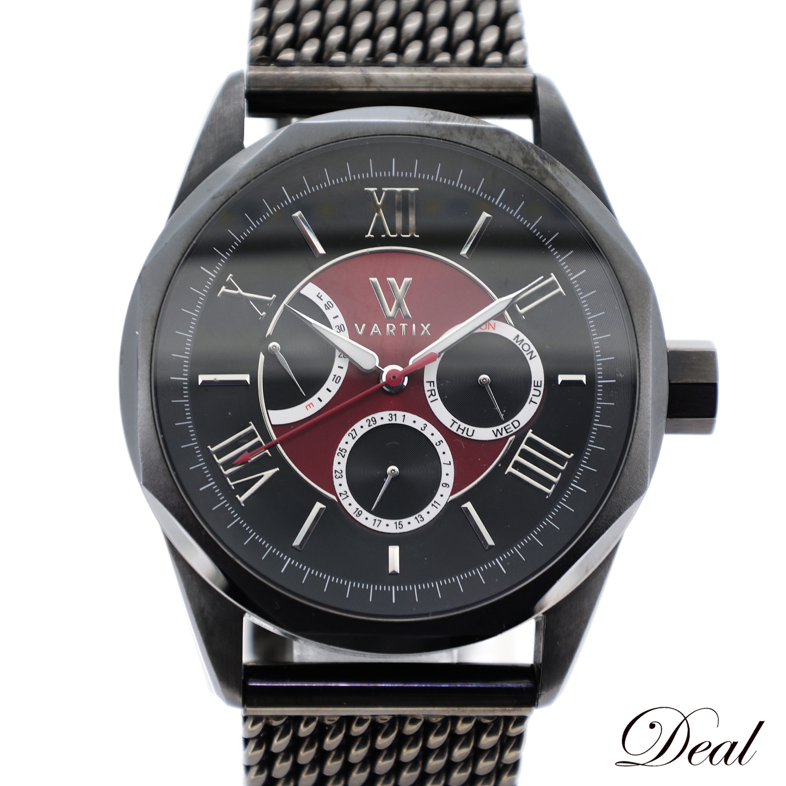 ヴァティックス アライブ テーブルファセット PR02B パワーリザーブ メンズ 腕時計