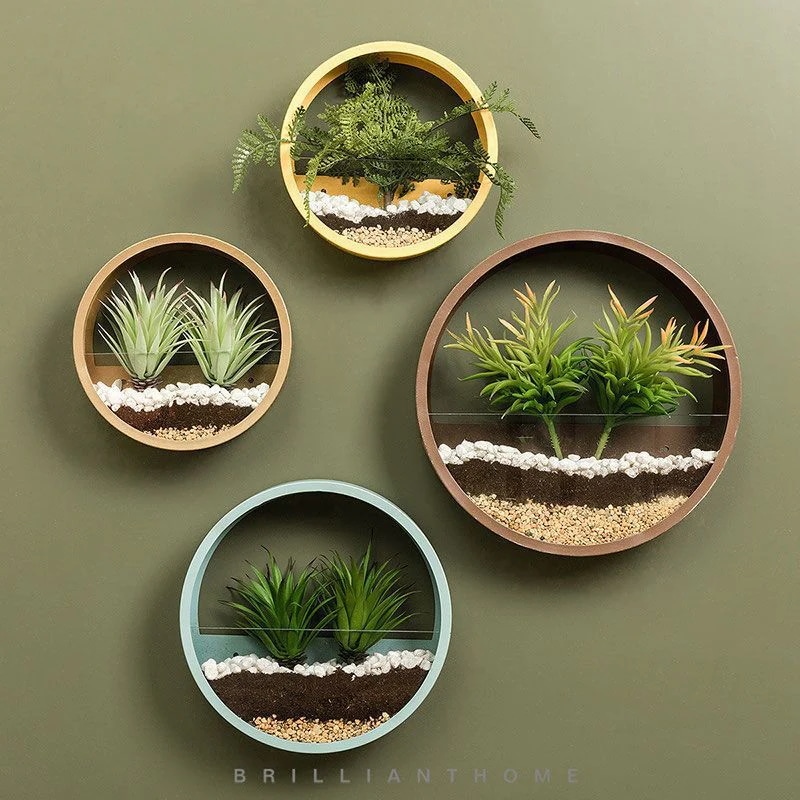 人工観葉植物 壁掛け 観葉植物 ミニ インテリア おしゃれ かわいい 雑貨 フェイクグリーン 枯れない リビング オフィス 部屋 室内 置物 装飾品 壁掛用