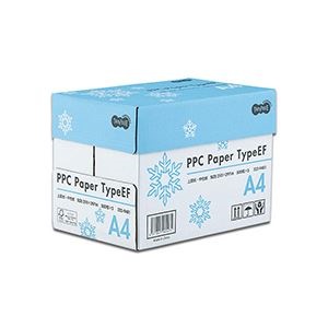 （まとめ） TANOSEE PPC PaperType EF A4 1箱（2500枚:500枚5冊） 5セット