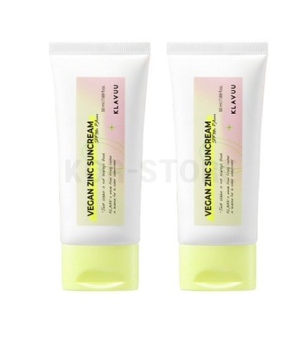 ヴィーガンジンク日焼け止め SPF50 + PA +++ 50ml *2個