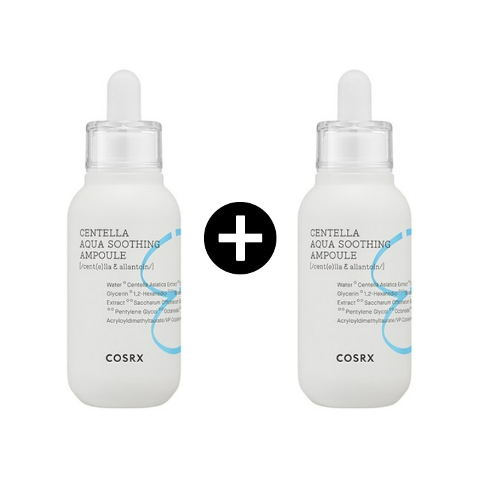 ハイドリウム センテラ アクアスージングアンプル, 40ml+40ml
