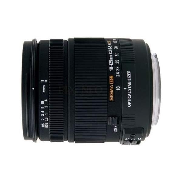 【中古】シグマ SIGMA 18-125mm F3.8-5.6 DC OS HSM キヤノン用