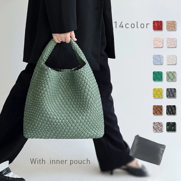 トートバッグ メッシュ 編み込み イントレチャート バッグ レザー ハンドバッグ レディース PUレザー 通勤 通学 a4 大容量 メッシュトートバッグ 軽量 編み込み 手編み おしゃれ メッシュバッ 5,295円