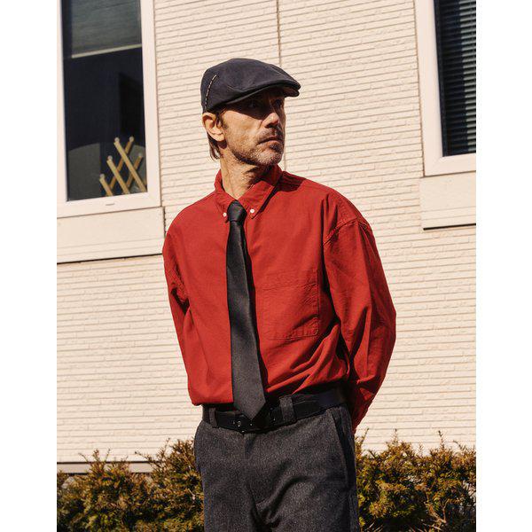 [26SS] [おすすめギフト][新商品] チャコールグレーのロゴ入りコットン混紡ハンチング帽 DCHE6E760CG