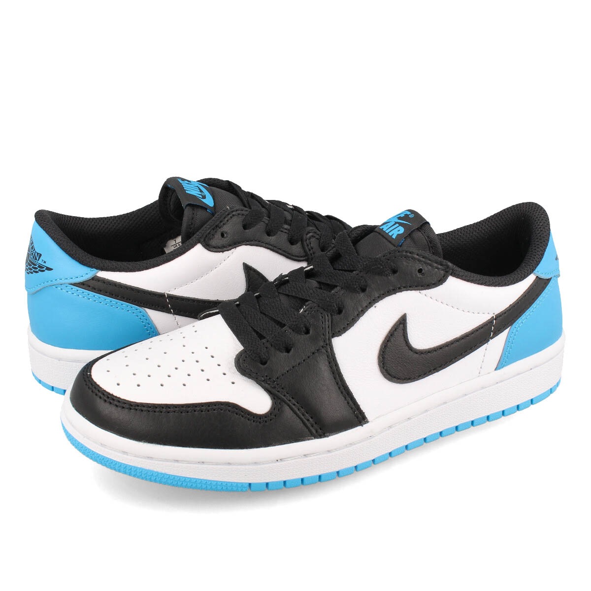 WMNS AIR JORDAN 1 LOW OG WHITE/DARK POWDER BLUE/BLACK 【UNC】
