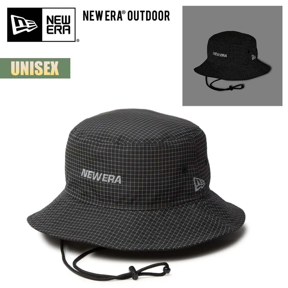 アウトドア ハット 帽子 アドベンチャーライト リフレクター ブラック ドローコード ユニセックス 抗菌 軽量 あご紐 夜 ナイトランニング 手洗い 14392216 2025 SS 正規品 5,676円