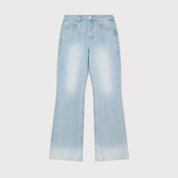 パンツ JQS CO2501PT70-LB ウーマン セミブーツカット デニムパンツ ライトブルー 13,230円