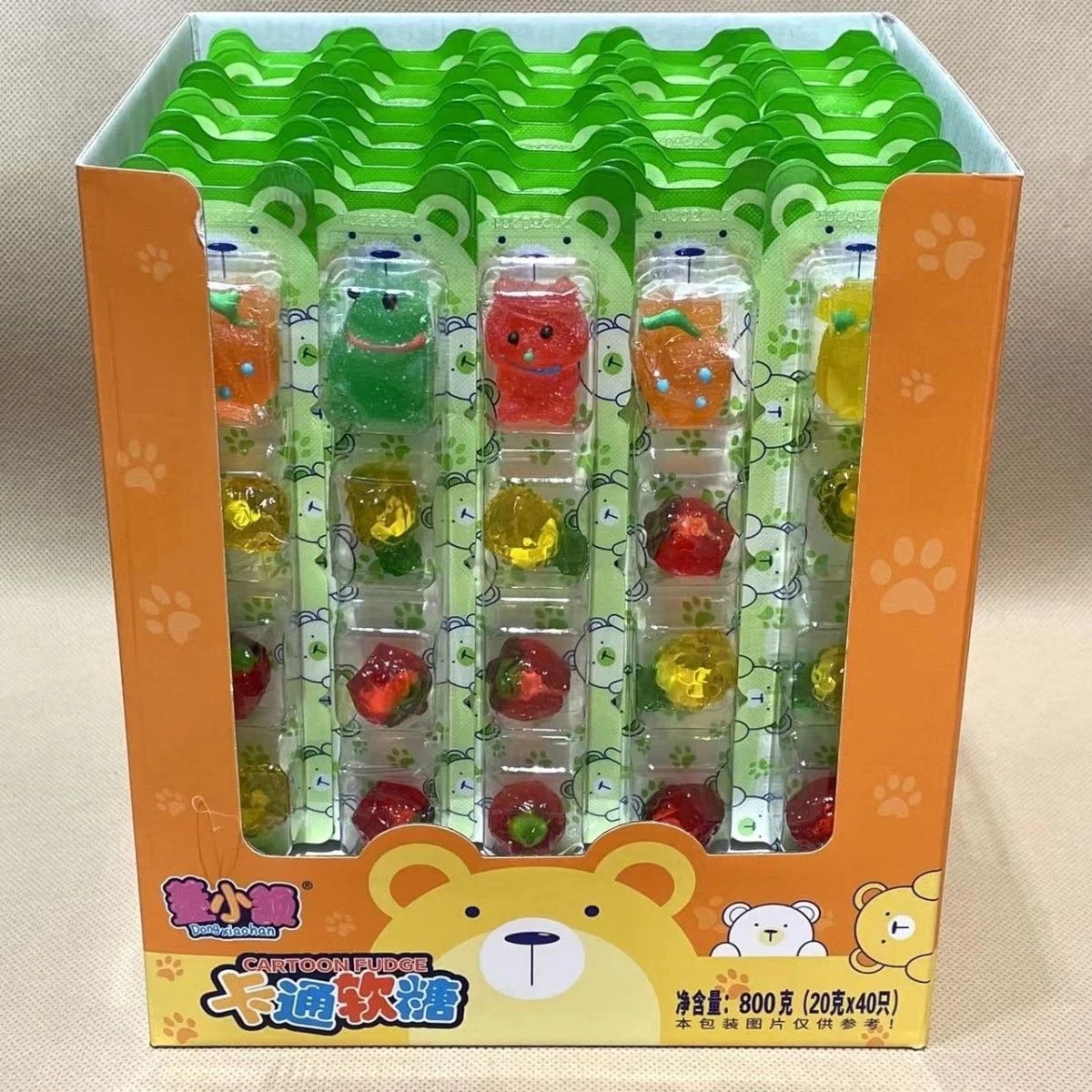 爆発的な漫画グミの子供の創造的なアメの間食