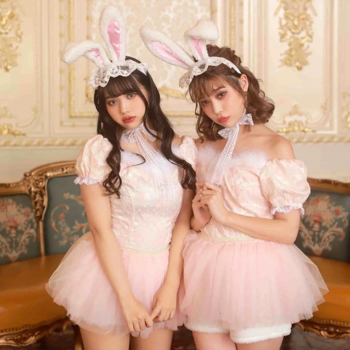 Swankiss × BODYLINE ハロウィン コスプレ 衣装 ラビットバレリーナ イベントコスチューム アニマル ハロウィンコスチューム ハロウィンコスプレ コスプレ衣装 可愛い 仮装 衣装