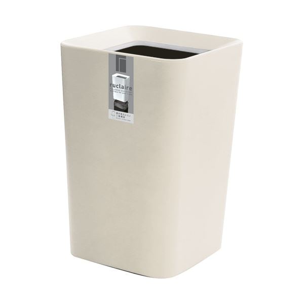 （まとめ）アスベル ルクレールCV 角型 ホワイト6212WH 1個[x5セット]