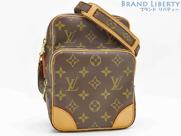 Qoo10] Louis Vuitton 美品ルイヴィトンモノグラムアマゾン斜め掛