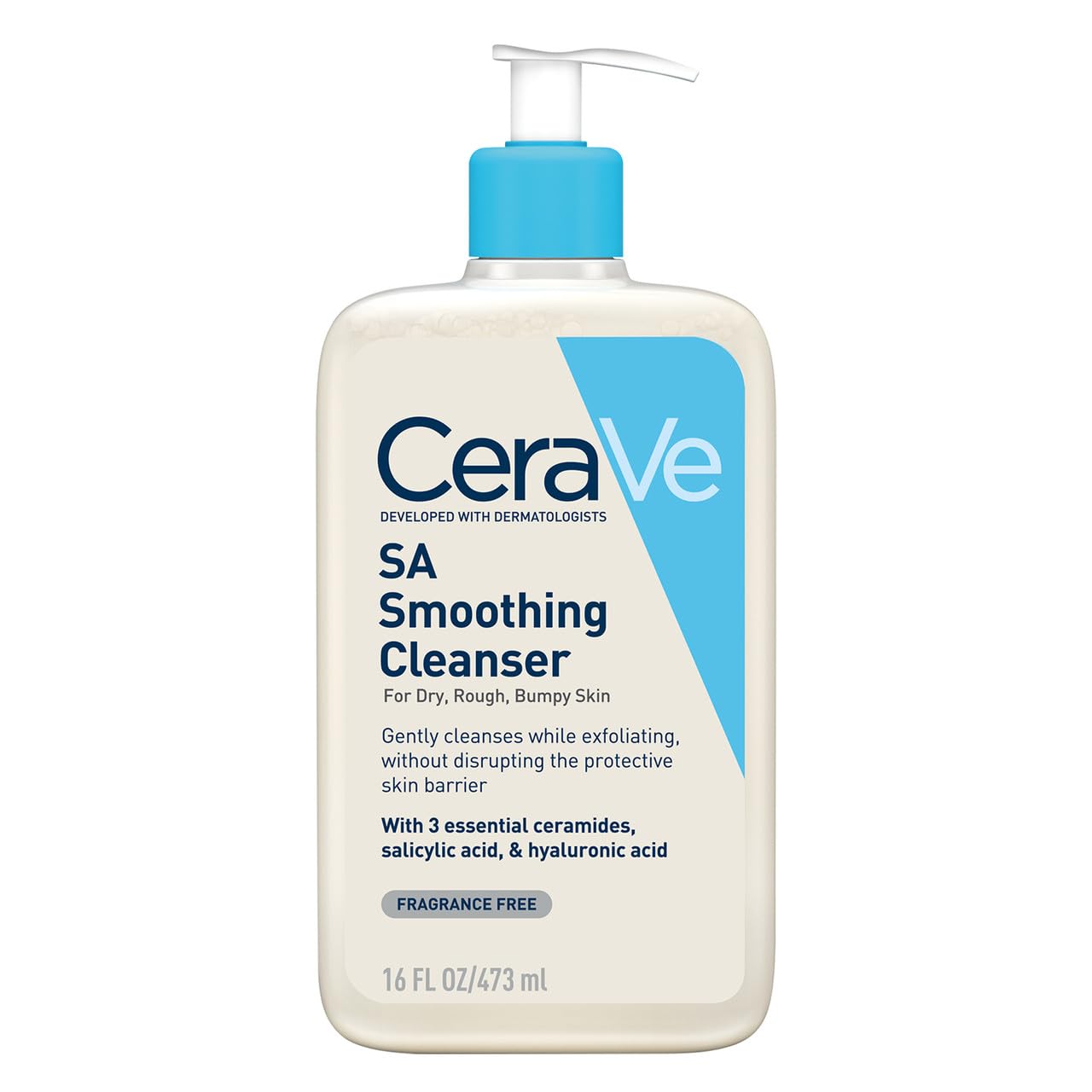 全国送料無料 CeraVe - SA Smoothing Cleanser for Dry, Rough and Uneven Skin - 473 ml
