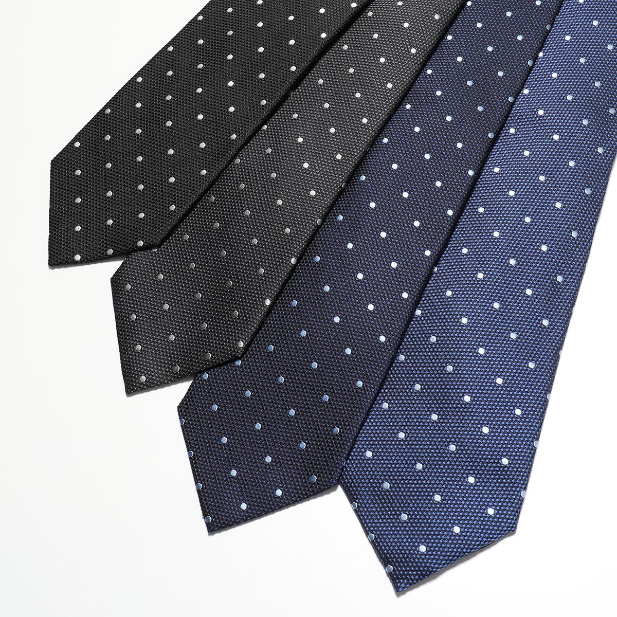 TOM FORD トムフォード ネクタイ STE001 SPS046 メンズ シルク ジャガード ドット ロゴ刺繍 カラー4色