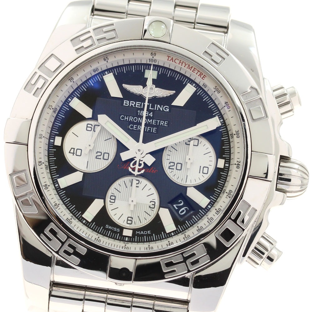 ブライトリング BREITLING AB0110 クロノマット 44 クロノグラフ 自動巻き メンズ 良品 保証書付き_910694【中古】