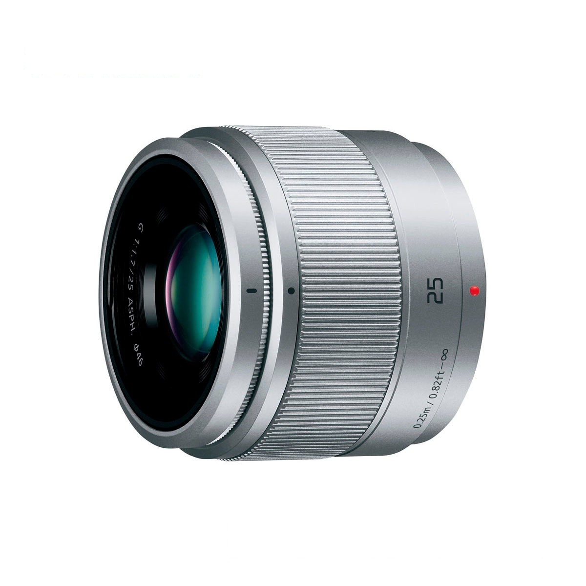 LUMIX G 25mm/F1.7 ASPH. H-H025-S シルバー 単焦点レンズ