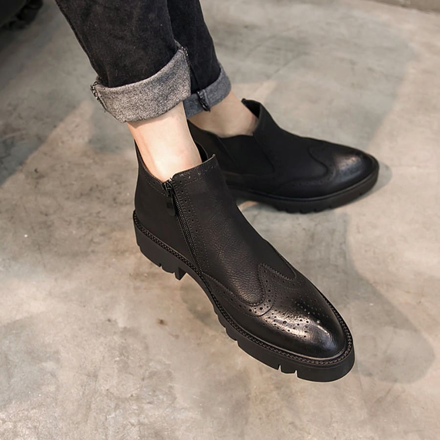 在庫限りメンズ シューズ ブーツ ブリティッシュ ハイトップ 9373