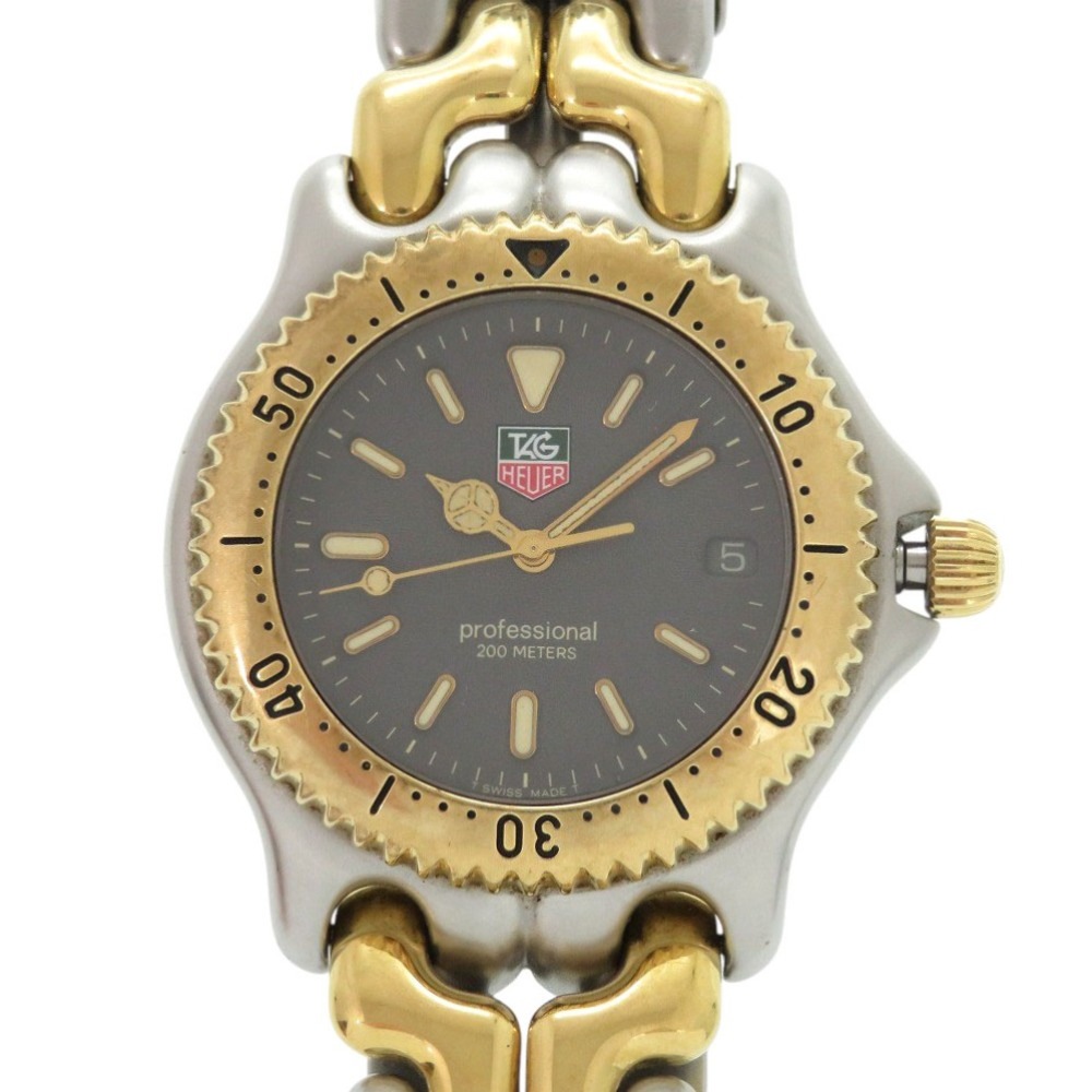 クオーツ セル プロフェッショナル S95.206 腕時計 ステンレススチール グレー 0179【中古】 メンズ