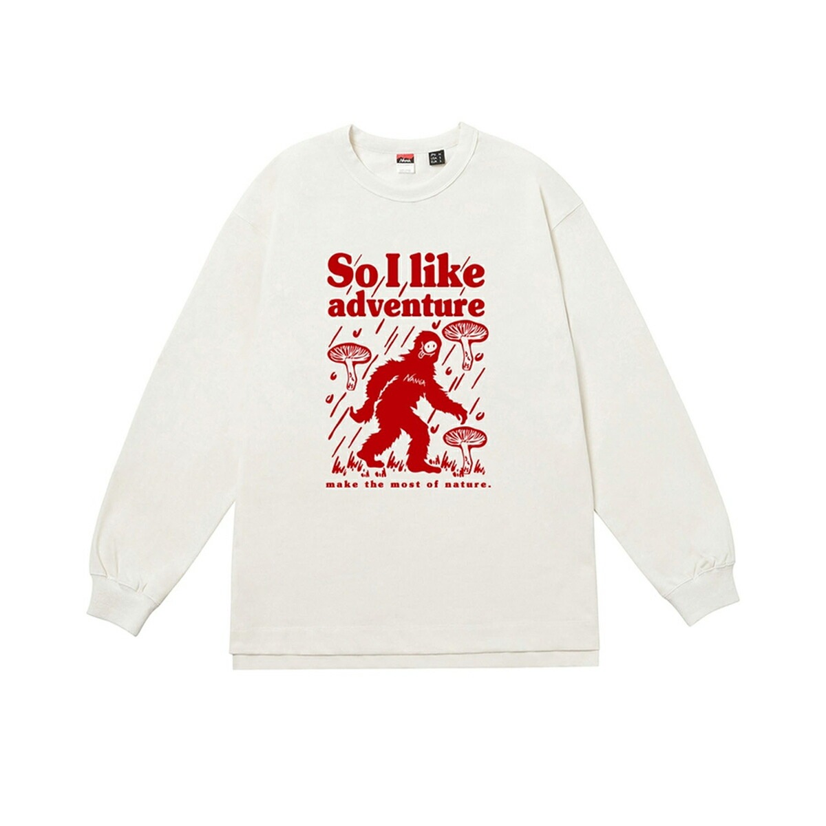 エコ ハイブリッド ロングスリーブ Tシャツ UMA n2530-1l061z