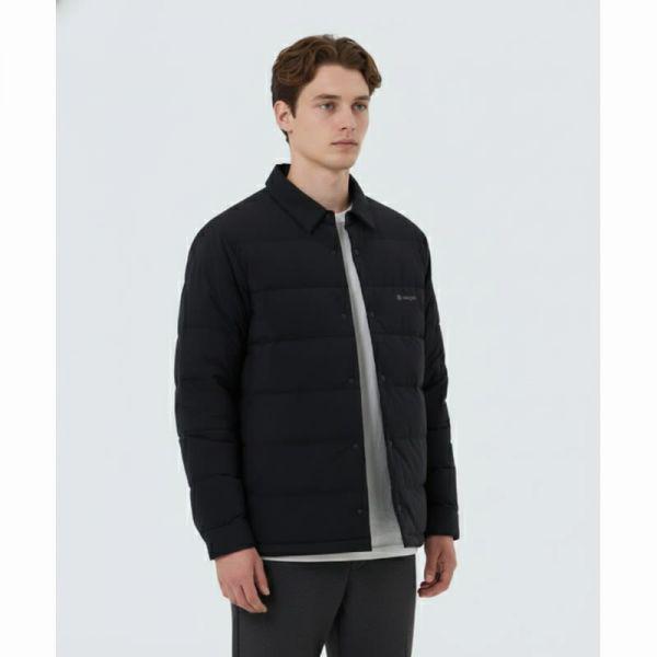 SNOWPEAK APPAREL ランドエア シャツ 軽量ジャケット S25WMGDJ52 ブラック