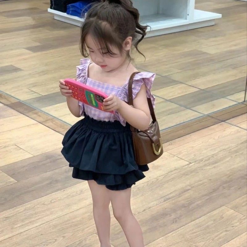 2025新作人気最安値保証女子用サマースーツ新型サマートップススカート2点セット上下セット品質良い