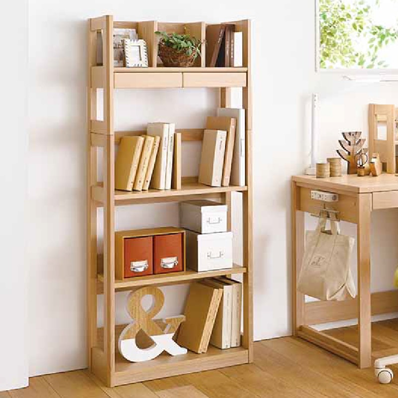 シェルフ 収納 ラック 書棚 本棚 本箱 BDB-128 -008 -108 大容量 木製