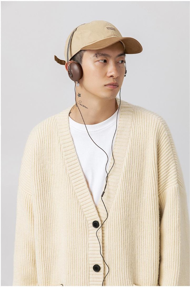 信じられない驚きの大特価 セーター 秋冬 新品 カーディガン スリム カップル服 Vネックコート