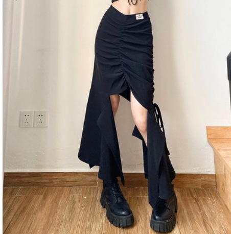 個性的タイトスカート ボトム ロング丈 タイト 綿 爽やか 大人スタイル 大人可愛い きれいめ シンプル カジュアル 大人 上品 おしゃれ かっこいい レトロ アジアン 大人可愛い 大人女子