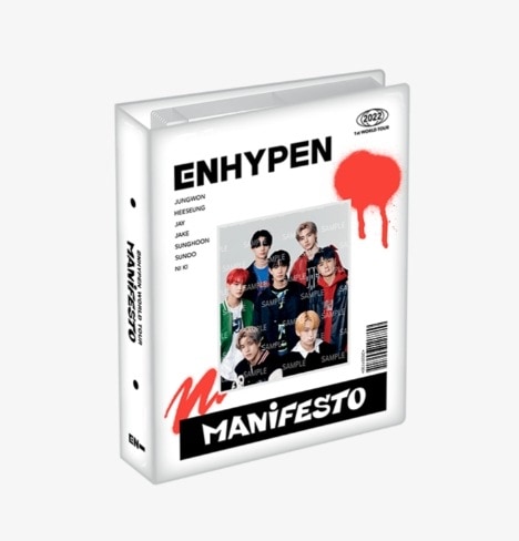 公式 ENHYPEN MANIFESTO Photo Card Binder WORLD TOUR 公式グッズ