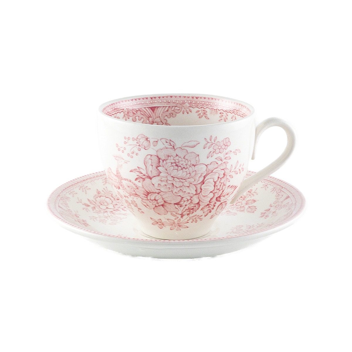 バーレイ ピンク アジアティックフェザンツ カップ＆ソーサー ティー コーヒー210ml おしゃれ ブランド 花柄