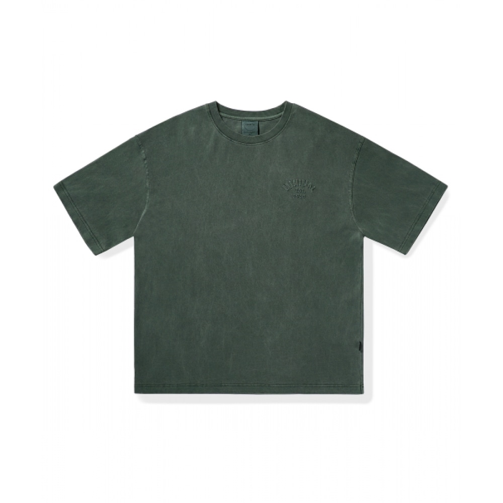 MINIMALPROJECT ミニマリストアップリケアーチロゴショートスリーブ Tシャツ MST158 [ブルーグリーン]