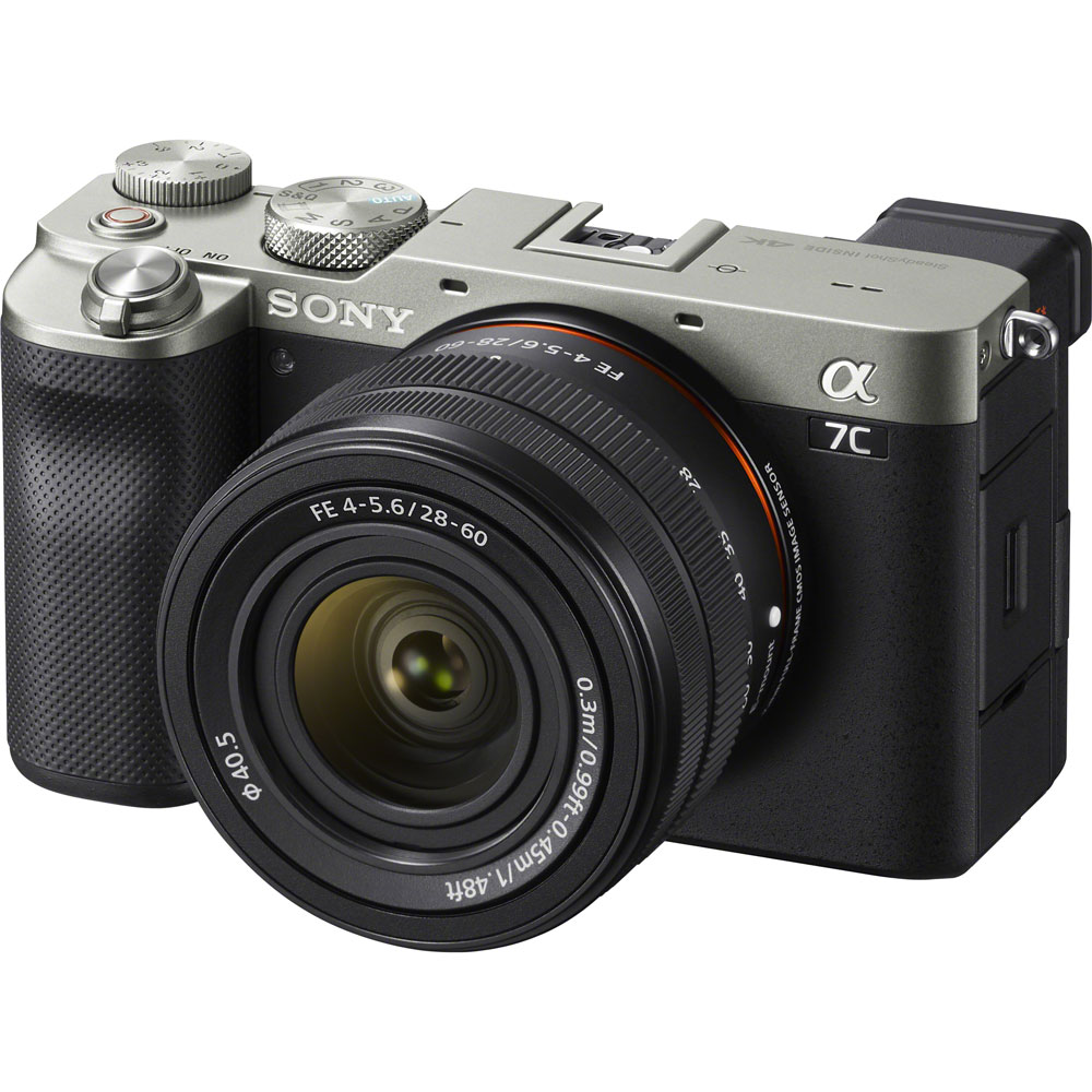 ソニー ILCE-7CL-S フルサイズミラーレス一眼カメラ「α7C」ズームレンズキット（シルバー） ILCE7CLS