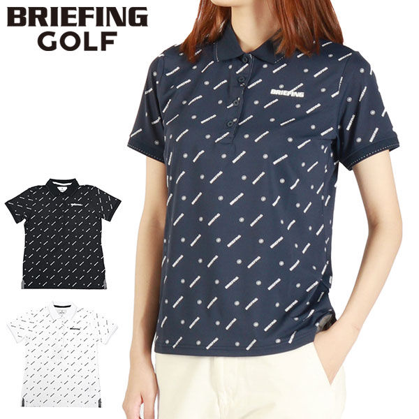 日本正規品 ゴルフ ウェア 春夏 ポロシャツ ゴルフウェア 半袖 UV モノグラム ロゴ URBAN ATHLETE WOMENS MONOGRAM POLO BRG241W46