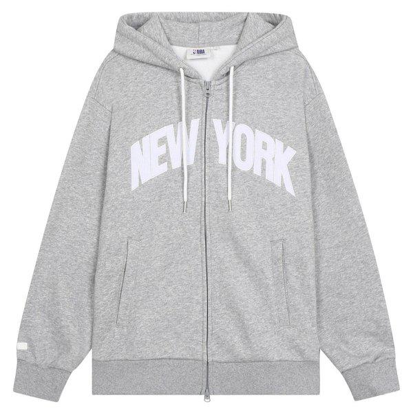 [N243TJ041P] NYK アーチレタリングフードジップアップ