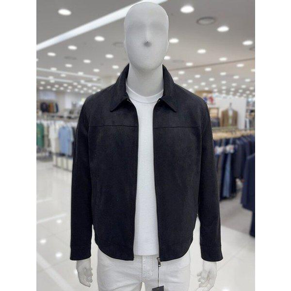 メンズ 秋冬 スエード スエード ブラック 黒 ライダージャケット 航空 ジップアップ ショートジャンパー