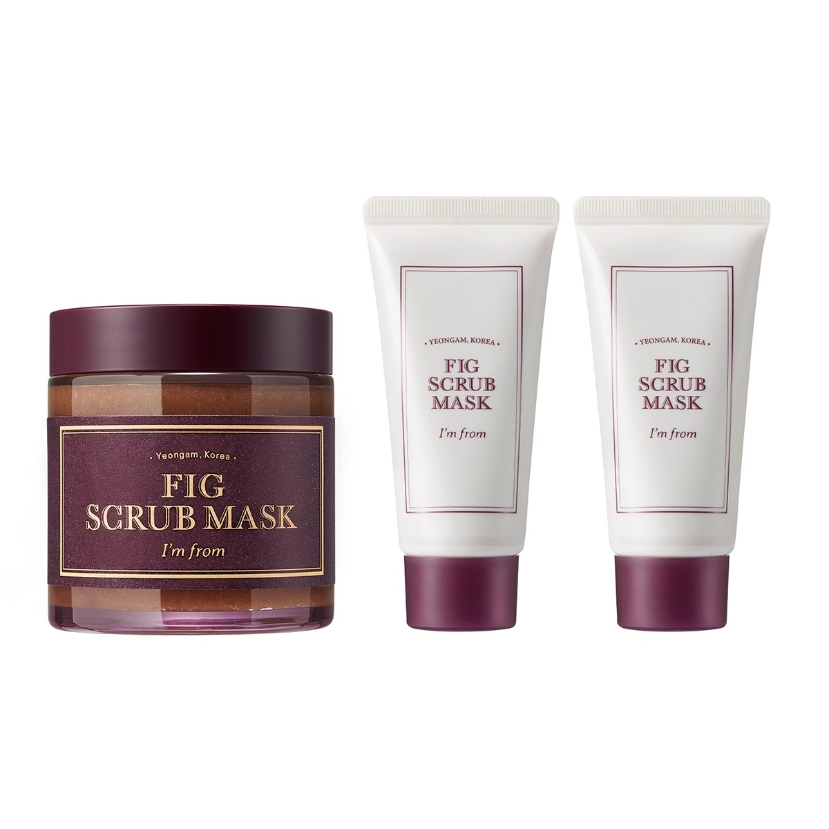 アイムプロム ピッグ スクラブ マスク 120g + 30g X 2入