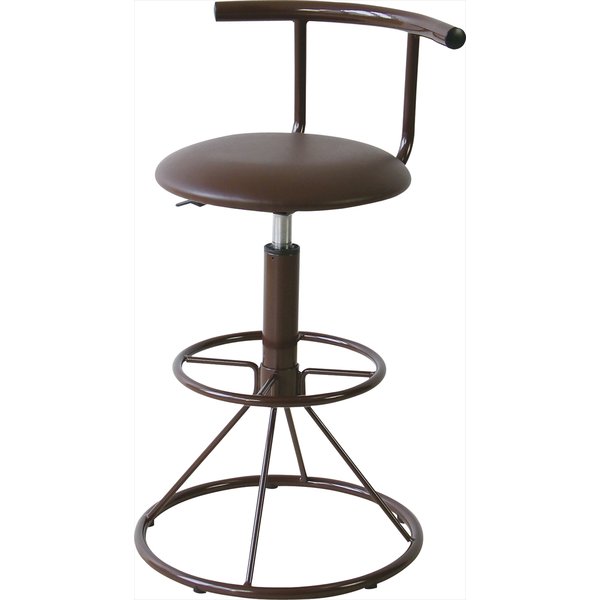 ソフトレザーの回転式キッチンハイチェア 北欧 インダストリアル チェア ダイニングチェア ダイニング キッチン ダイニングキッチン