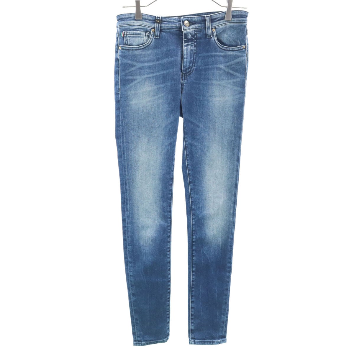 イタリア製 ストレッチ スリムデニムパンツ w25 ジーンズ レディース 古着