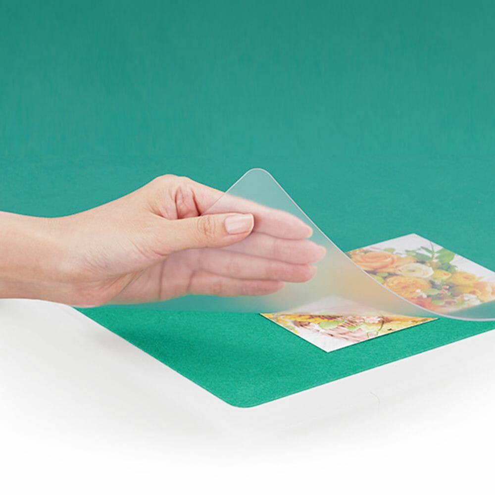 デスクマット ななめカット OAタイプ 両面転写軽減 マウス対応 Wタイプ（下敷付） 薄手1.2mm厚 1045x620mm DM-006EW