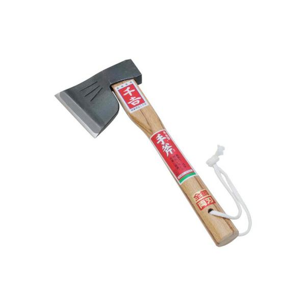 千吉 馬金型手斧 園芸道具 鉈 斧