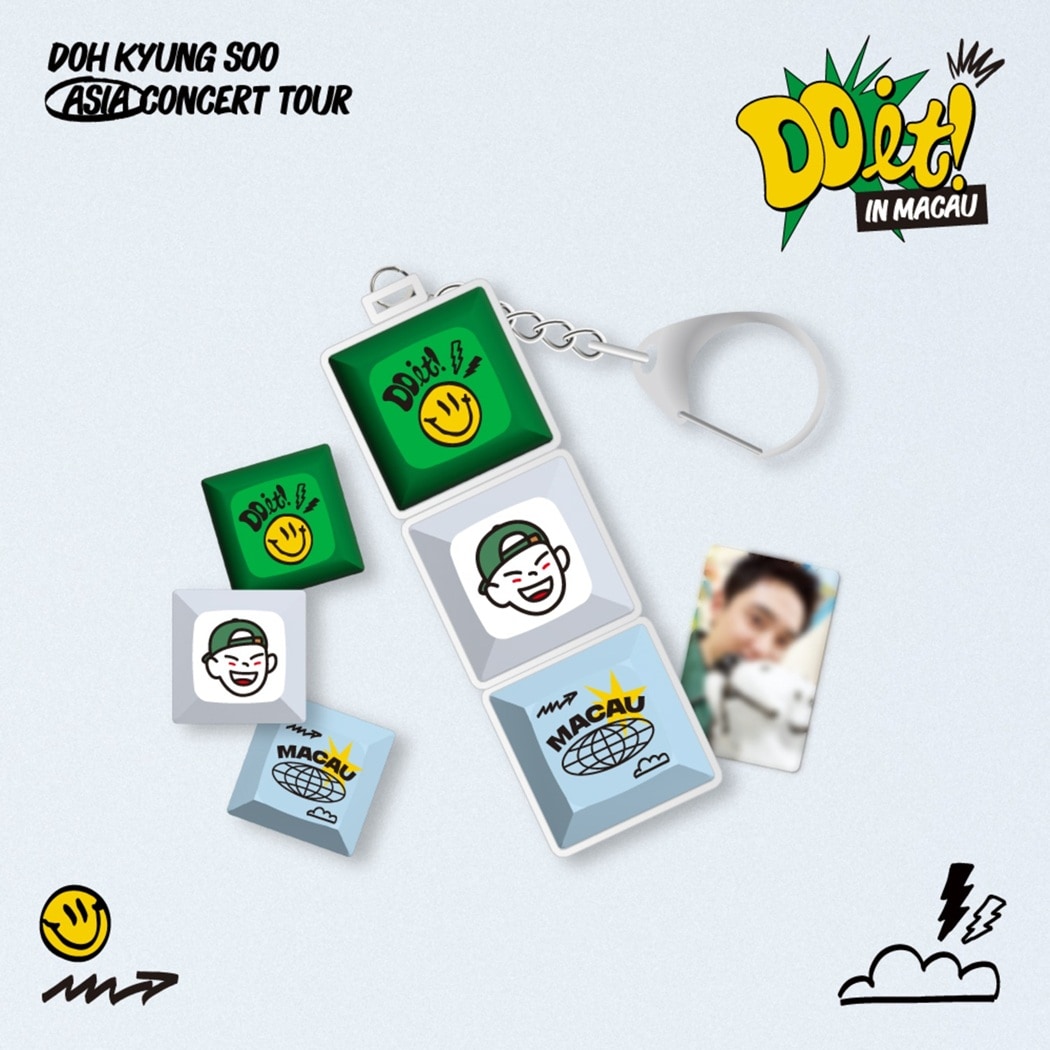 EXO D.O. (DOH KYUNG SOO) KEYCAP KEYRING - ASIA CONCERT TOUR [DO it! in Macau]
