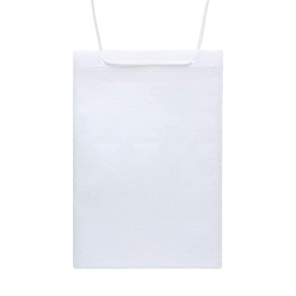 （まとめ買い）カラーイベント吊下げ名札 ハガキ用 50枚入 白 VN-8539-W [x3]