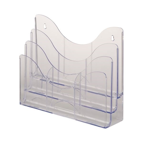 （まとめ） クルーズ スマートスタンド 仕切り2個付クリア CR390201 1個 [x2セット]