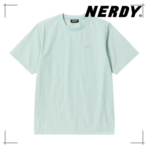NDY ウーブン BASIC 半袖 Tシャツ GRACY MINT