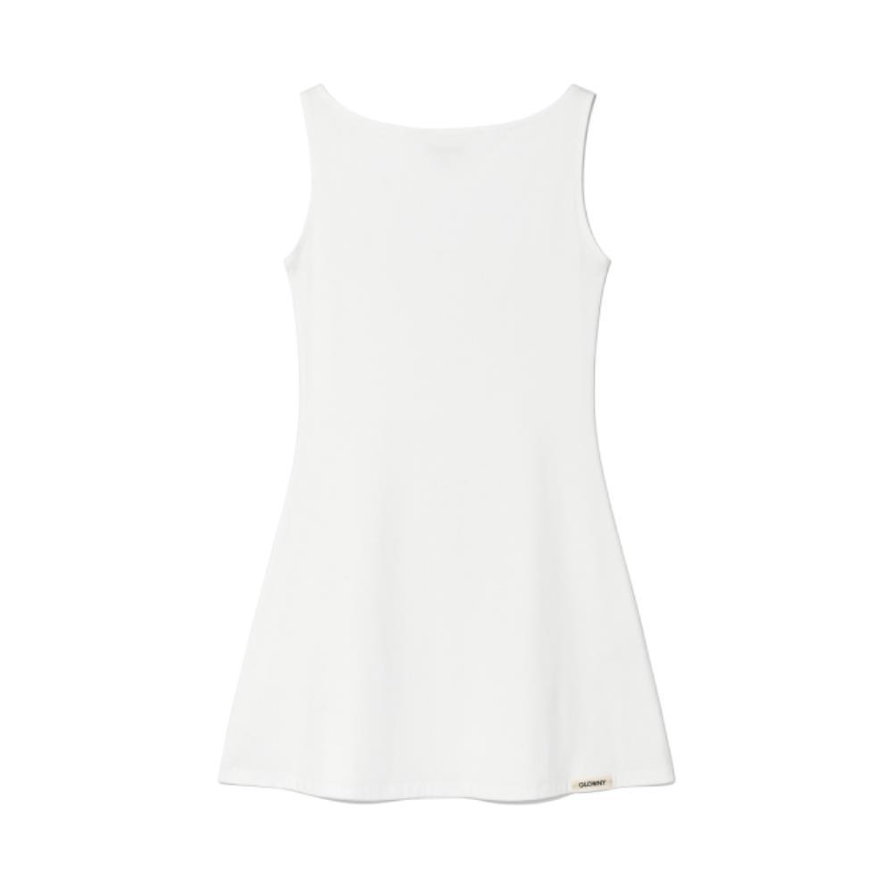 GLOWNY GIRLFRIEND SLEEVELESS MINI DRESS WHITE GY24AOP005
