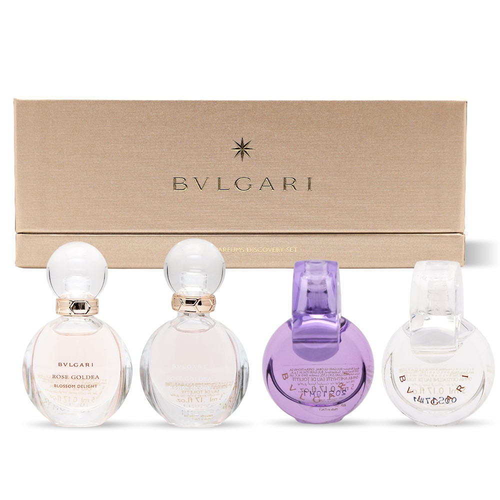 レディース 香水 ミニチュアセット 5ml×4本 フレグランス コレクション クリスタリン アメジスト ローズゴルデア ミニセット 女性用 ギフト [並行輸入正規品]