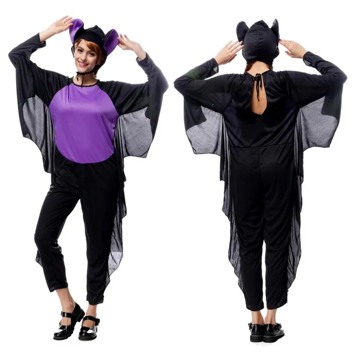 新作 ハロウィン 衣装 レディース コウモリ 蝙蝠 吸血鬼 バンパイア アニマル 大人用 ハロウィン 仮装 舞台 ステージ コスチューム パーティー イベント コスプレ衣装 文化祭 学園祭 ハロウィ