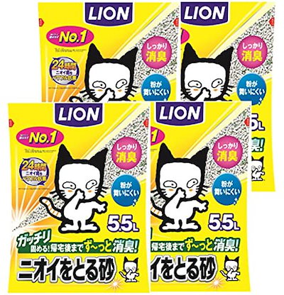 【AMAZON.CO.JP限定】 ライオン (LION) ニオイをとる砂 猫...のサムネイル