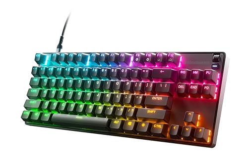 SteelSeries ゲーミングキーボード テンキーレス Apex 9 TKL JP 有線 日本語配列 レスポンスタイム0.2ms 搭載 アクチュエーションポイント1.0mm設定可能 OptiPoi