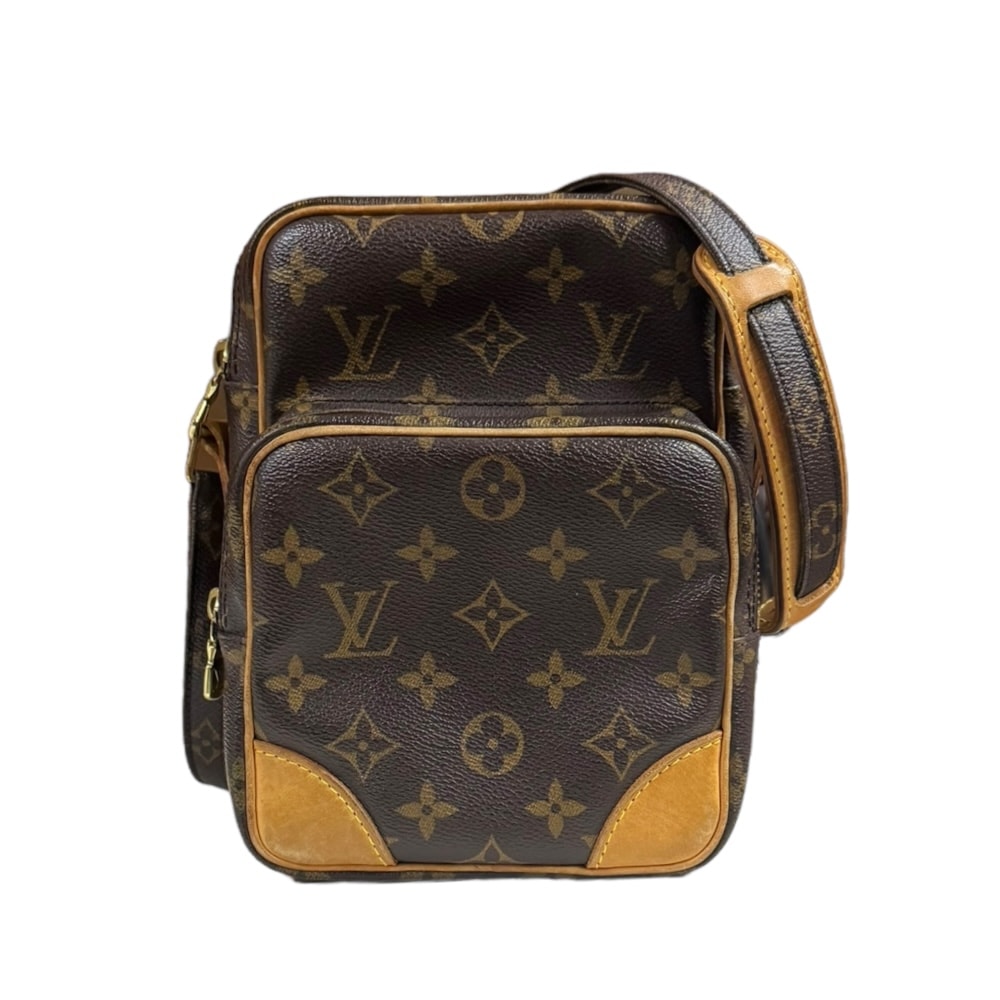 ルイヴィトン アマゾン モノグラム ショルダーバッグ モノグラムキャンバス M45236 ブラウン LOUIS VUITTON 中古